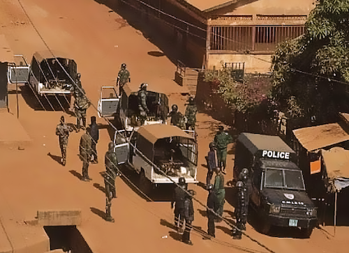 Des éléments des forces de défense et de sécurité déployés à Conakry