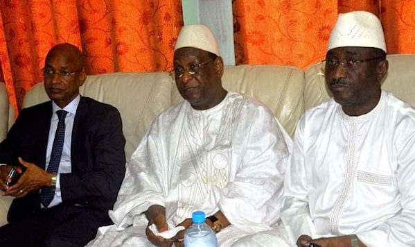 Les anciens Premiers ministres Cellou Dalein Diallo, Lansana Kouyaté et Sidya Touré, image d'archive