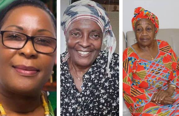 Les anciennes ministres Dr Makalé TRAORE, Mme DIALLO Aicha BAH, Mme GUILAO Joséphine LENO
