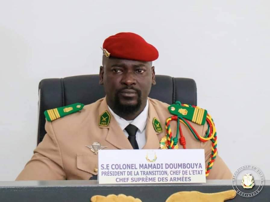 Feature image Colonel Mamadi Doumbouya Président de la Transition Guinéenne