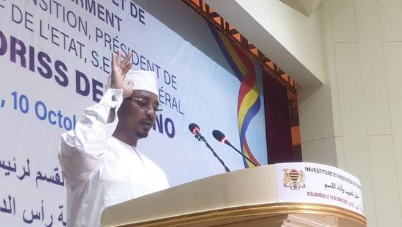 Mahamat Idriss Deby Itno, président de transition au Tchad