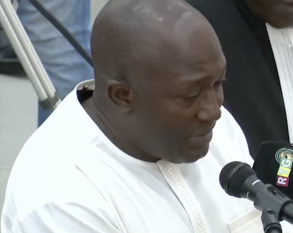 Toumba Diakité à la barre