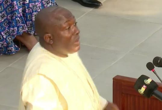 Toumba Diakité à la barre