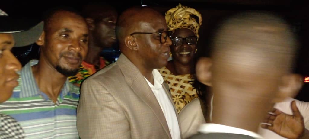 Dr Fodé Oussou Fofana, vice-président de l'UFDG à sa sortie du Tribunal de Dixinn