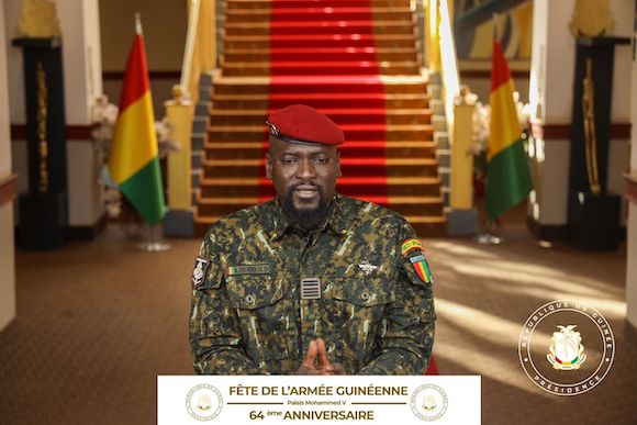 Colonel Mamadi Doumbouya, président de la transition guinéenne
