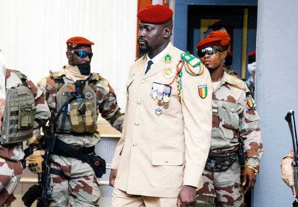 Feature image Colonel Mamadi Doumbouya, président de la transition guinéenne
