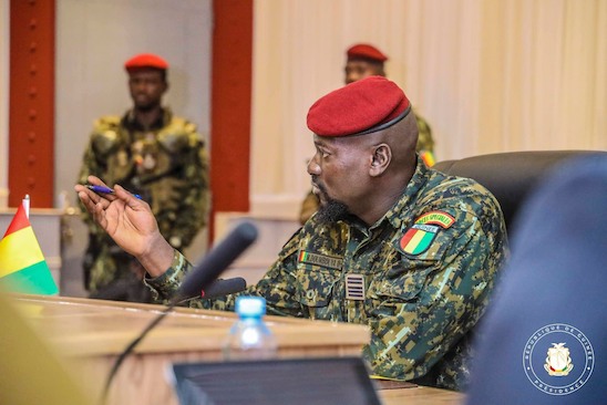 Colonel Mamadi Doumbouya, président de la transition guinéenne