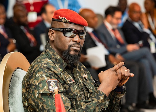 Colonel Mamadi Doumbouya, président de la transition guinéenne