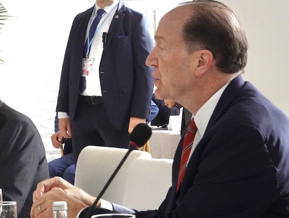 Feature image David Malpas, Président du Groupe de la Banque Mondiale