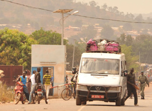 Frontière de Kourémalé, image d’archives