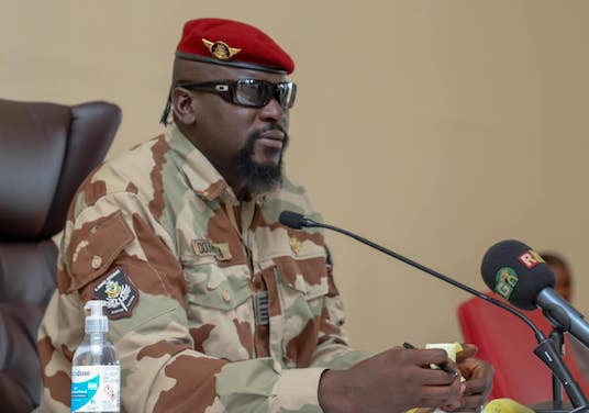 Colonel Mamadi Doumbouya, président de la transition guinéenne