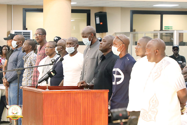 Feature image Des accusés dans le dossier du massacre du 28 septembre 2009 à la barre