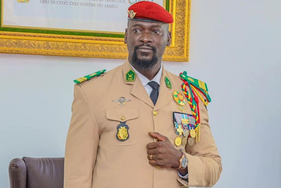 Colonel Mamadi Doumbouya, président de la transition guinéenne