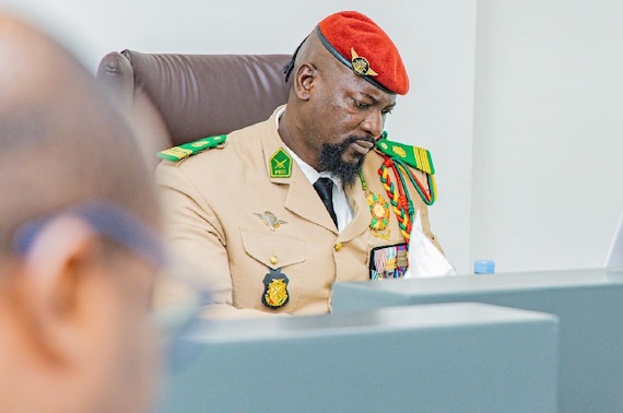 Colonel Mamadi Doumbouya, président de la transition guinéenne