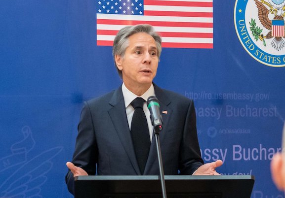 Feature image Le Secrétaire d'Etat américain Anthony Blinken