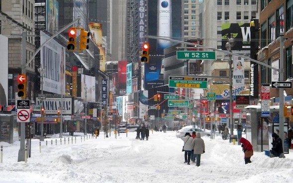 Tempête de neige aux États-Unis