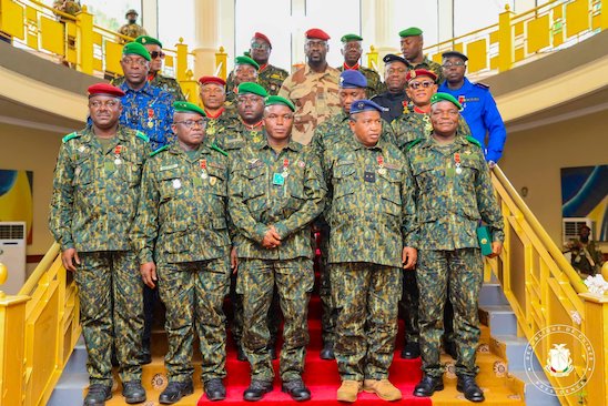 Feature image Des membres du CNRD, acronyme de la junte au Pouvoir en Guinée