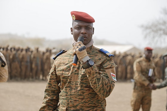Capitaine Ibrahim Traoré, Président de la transition du Burkina Faso, crédit photo présidence du Faso