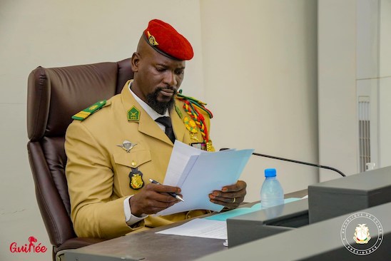 Colonel Mamadi Doumbouya, président de la transition guinéenne