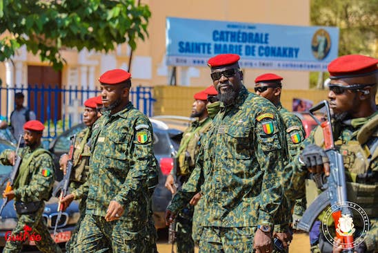 Colonel Mamadi Doumbouya, président de la transition guinéenne