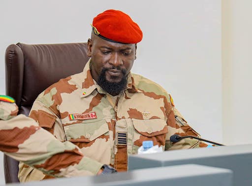 Colonel Mamadi Doumbouya, président de la transition guinéenne