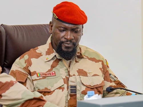 Colonel Mamadi Doumbouya, président de la transition guinéenne