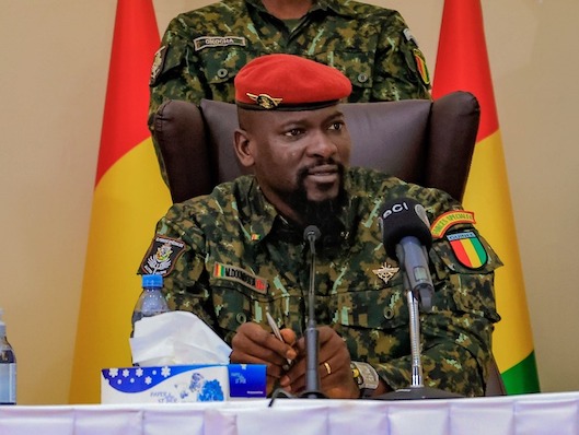 Colonel Mamadi Doumbouya, président de la transition guinéenne