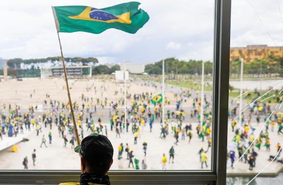 Assaut contre les symboles du Pouvoir au Brésil, crédit photo Reuters