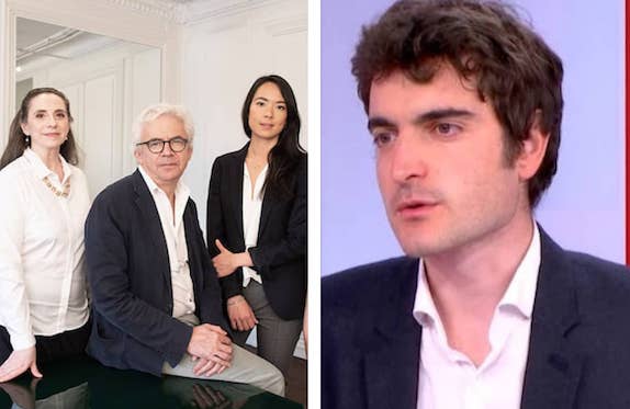 Feature image Maître Vincent Brengarth (D) et William Bourdon (G) au milieu des deux femmes