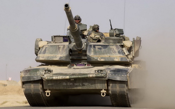 Un modèle de char Abrams