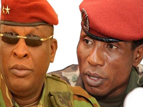 Général Sékouba Konaté et Dadis Camara, image d'archive