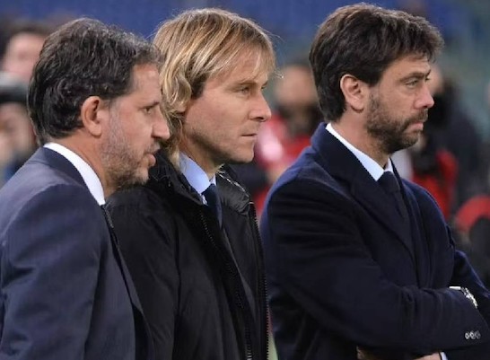 Pavel Nedved (M) Sergio Agnelli (D)