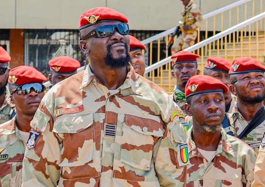 Colonel Mamadi Doumbouya, président de la transition guinéenne