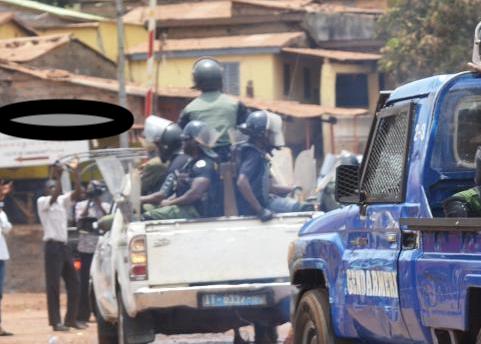 Feature image Des unités de gendarmerie sur le terrain d'opération, image d’archives