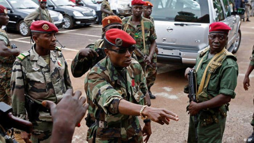 Capitaine Moussa Dadis Camara, image d'archive