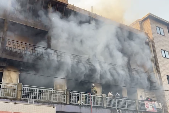 Incendie dans un Immeuble à Hamdallaye