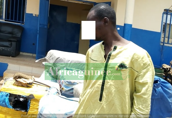 Un dealer de chanvre indien arrêté à Conakry par la police, image d'archive