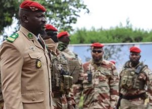 Colonel Mamadi Doumbouya, président de la Transtion