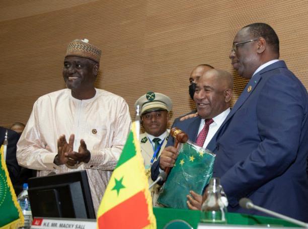 Azali Assoumani, président de l'Union des Comores, comme nouveau président de l'Union africaine