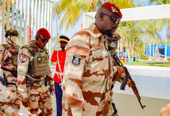 Colonel Mamadi Doumbouya, Président de la Transition en Guinée