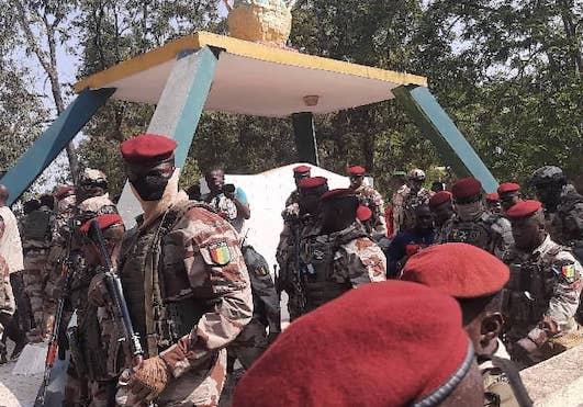 Feature image Colonel Mamadi Doumbouya, président de la transition guinéenne à Kindia