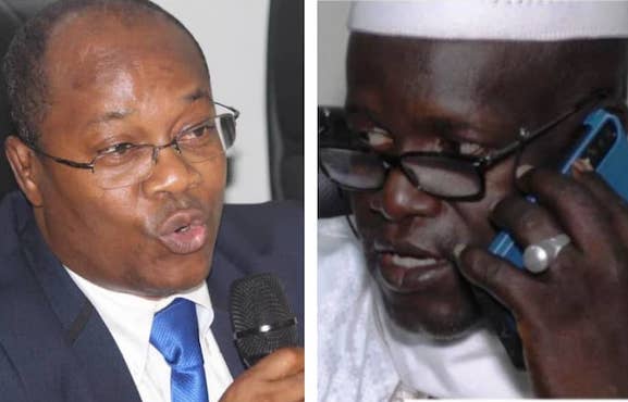 Feature image Ousmane Gaoual Diallo, Ministre des Postes, des Télécommunications et de l'Économie Numérique et Mohamed Sitta Cissé alias « Sitanium Cissé », Directeur Général de la Société « LA POSTE GUINEENNE SA »