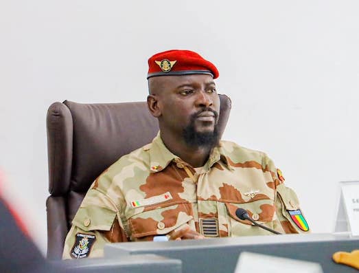 Feature image Colonel Mamadi Doumbouya, Président de la Transition guinéenne