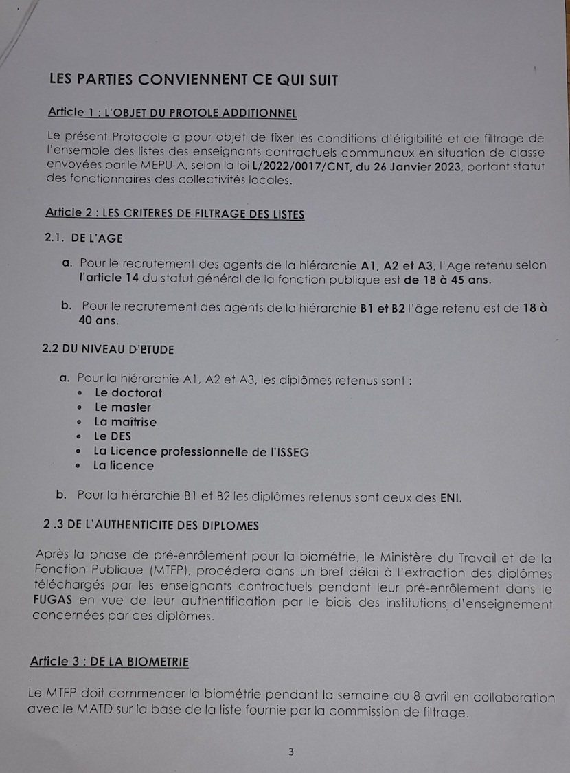 Guinée : Que dit le nouvel accord signé entre le Gouvernement et le ...